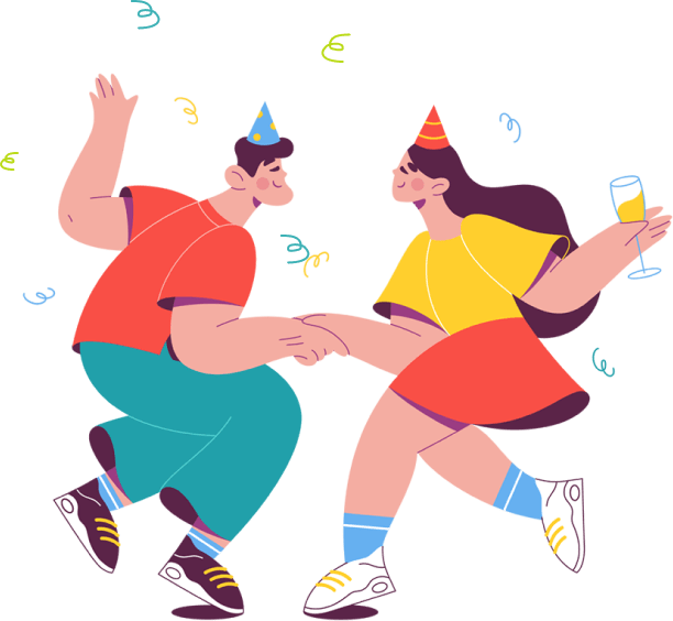 People are dancing