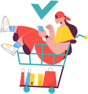 Man in a basket