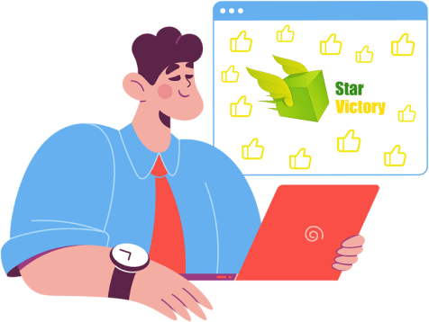 Man at laptop